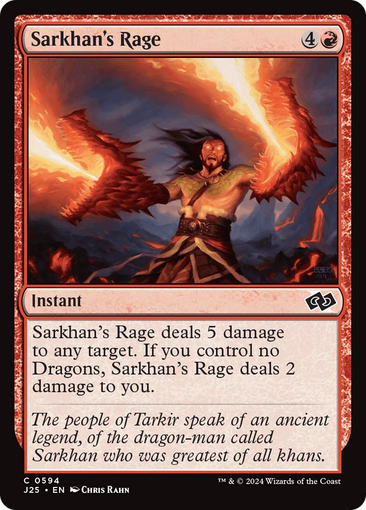 Sarkhan's Rage [594] [Foundations: Jumpstart] [Non-Foil]