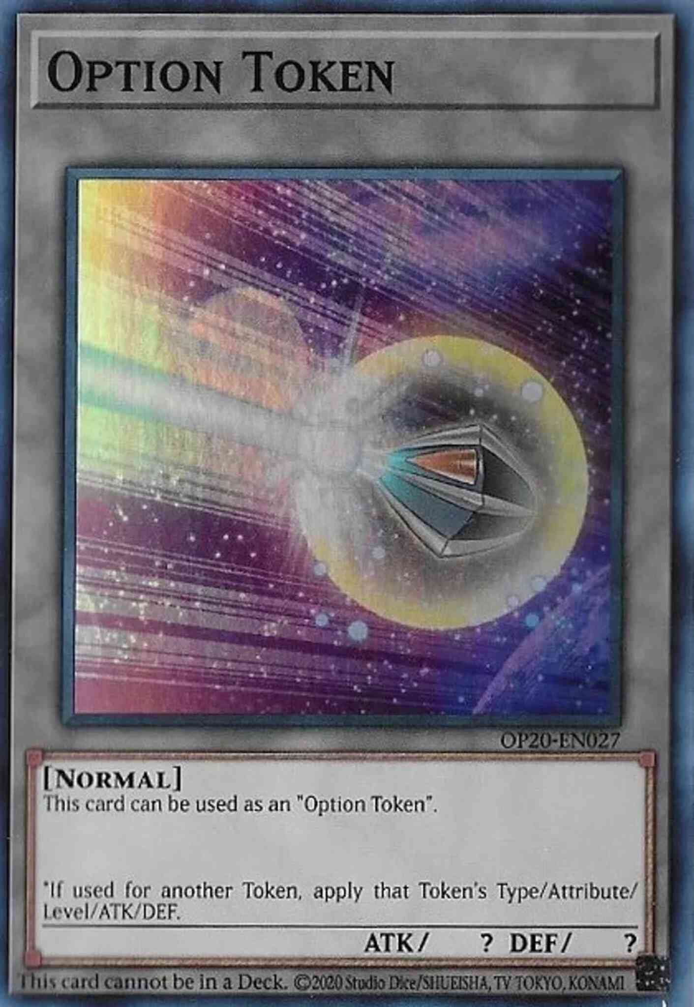 Option Token - OP20-EN027 - Super Rare - Unlimited