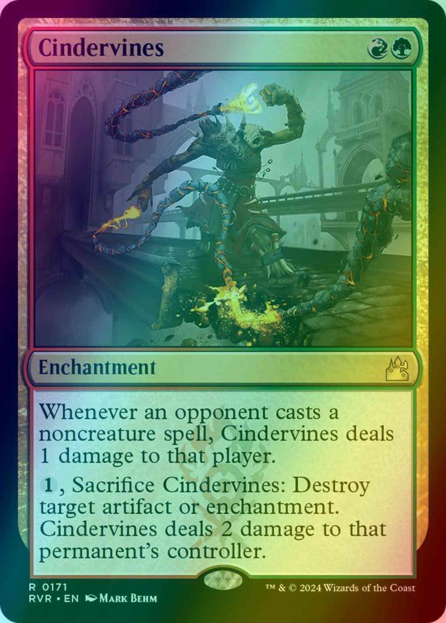 Cindervines [171] [Ravnica Remastered] [Foil]