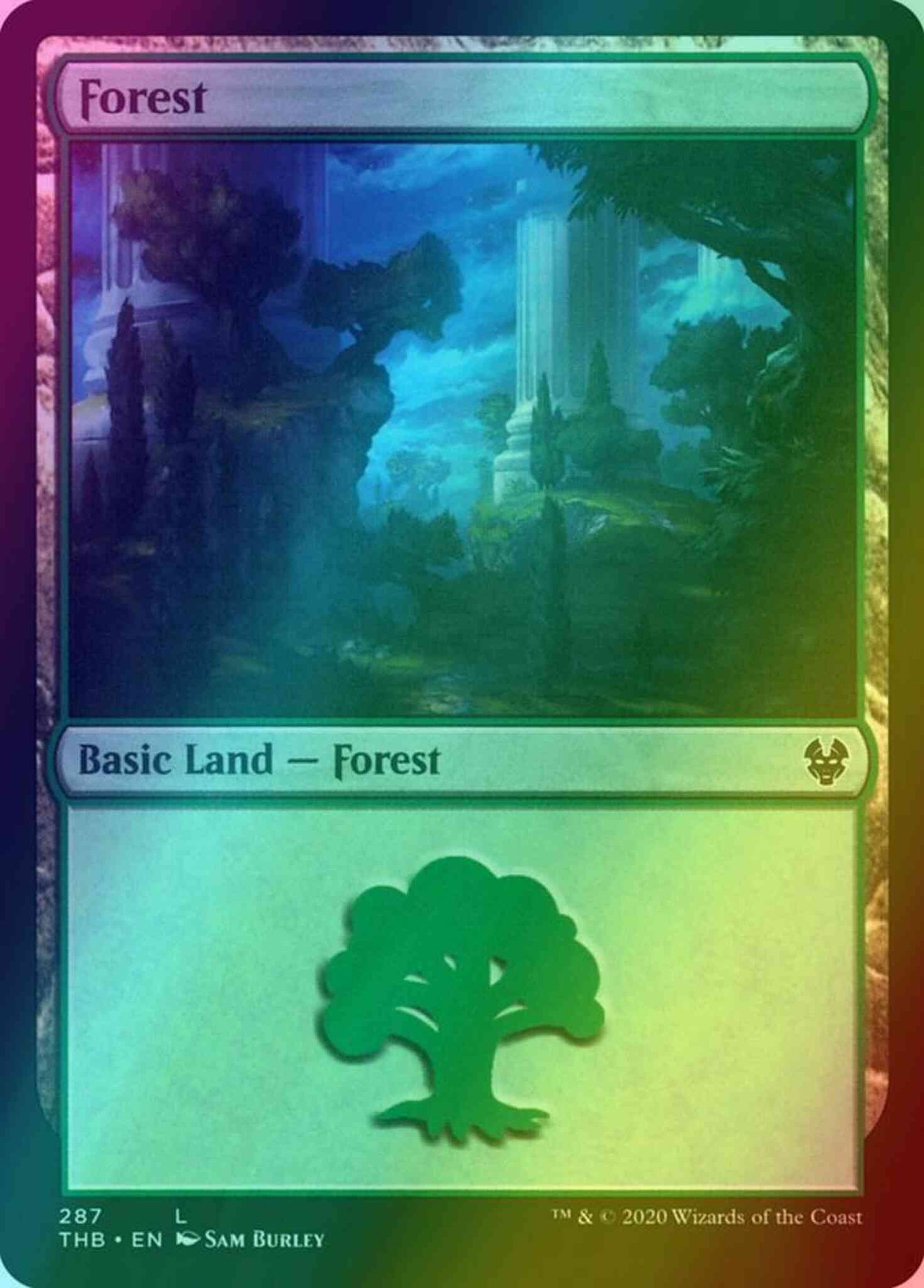 Forest [287] [Theros Beyond Death] [Foil]