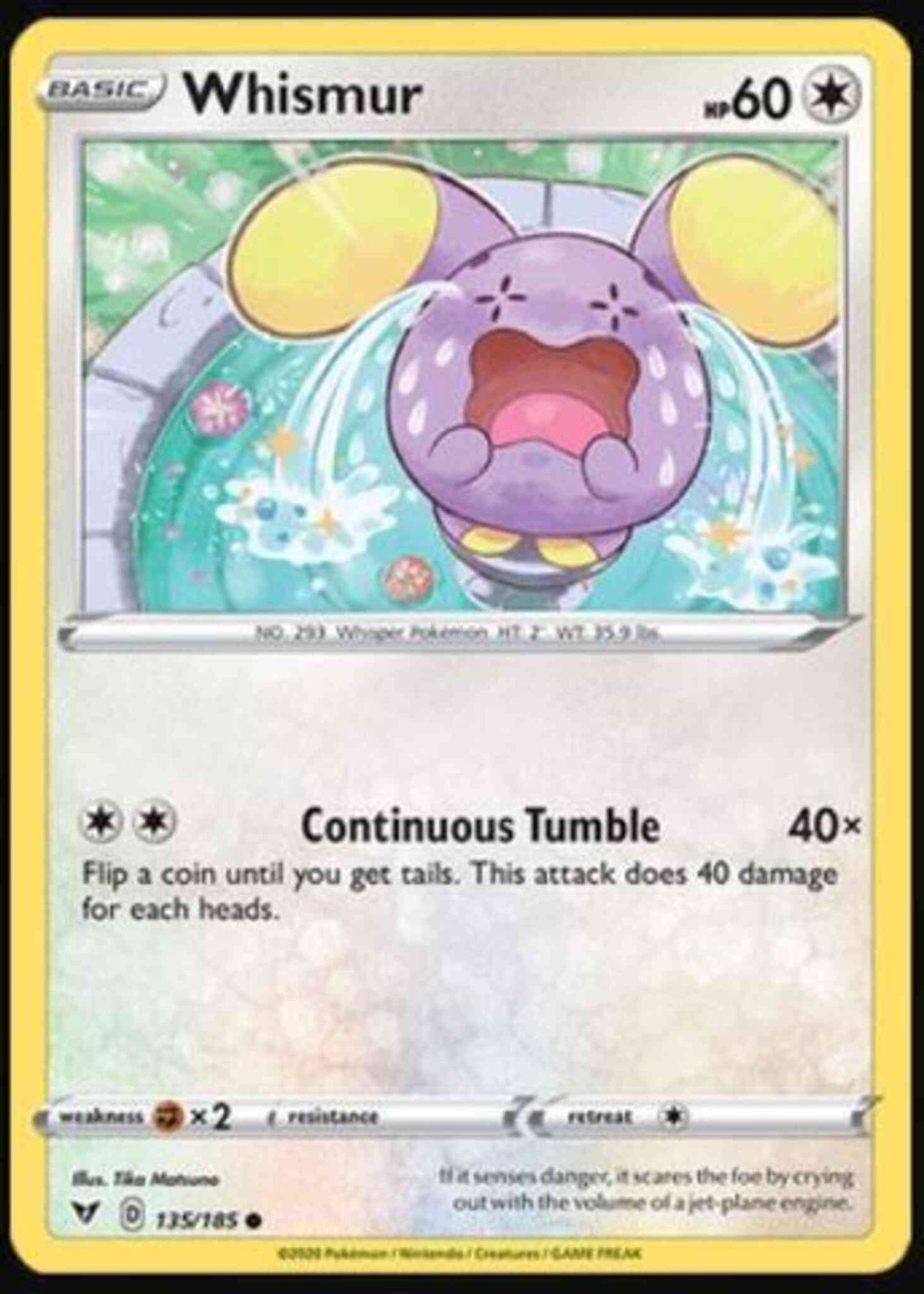 Whismur - 135/185 - Common [swsh4-135] [Non-Holo]