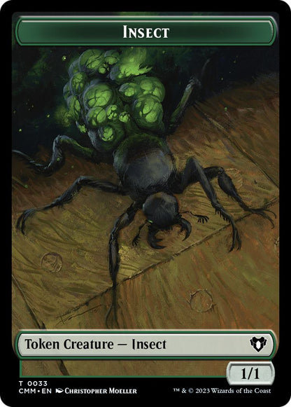 Eldrazi Spawn Token (03) // Insect Token (33) [Commander Masters: Tokens] [Non-Foil]