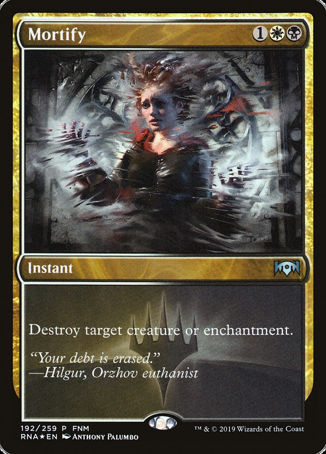 Mortify [192] [Ravnica Allegiance Promos] [Foil]