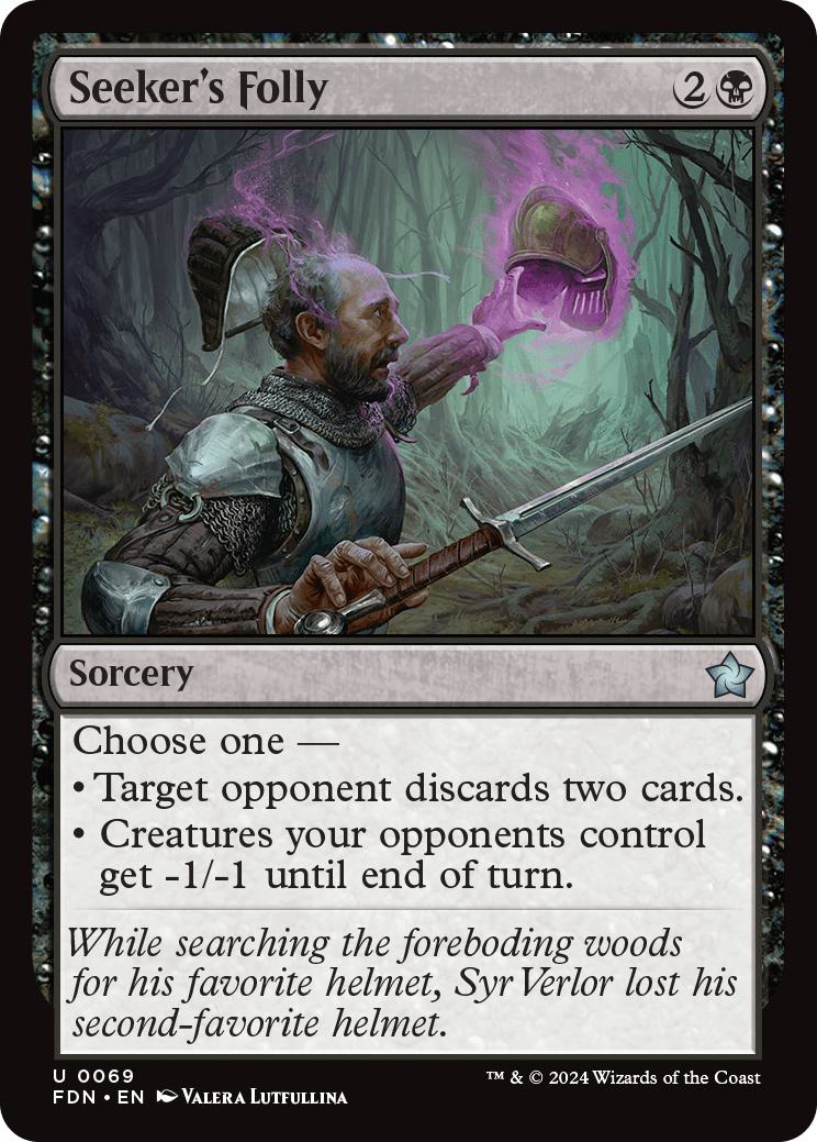 Seeker's Folly [69] [Foundations] [Non-Foil]