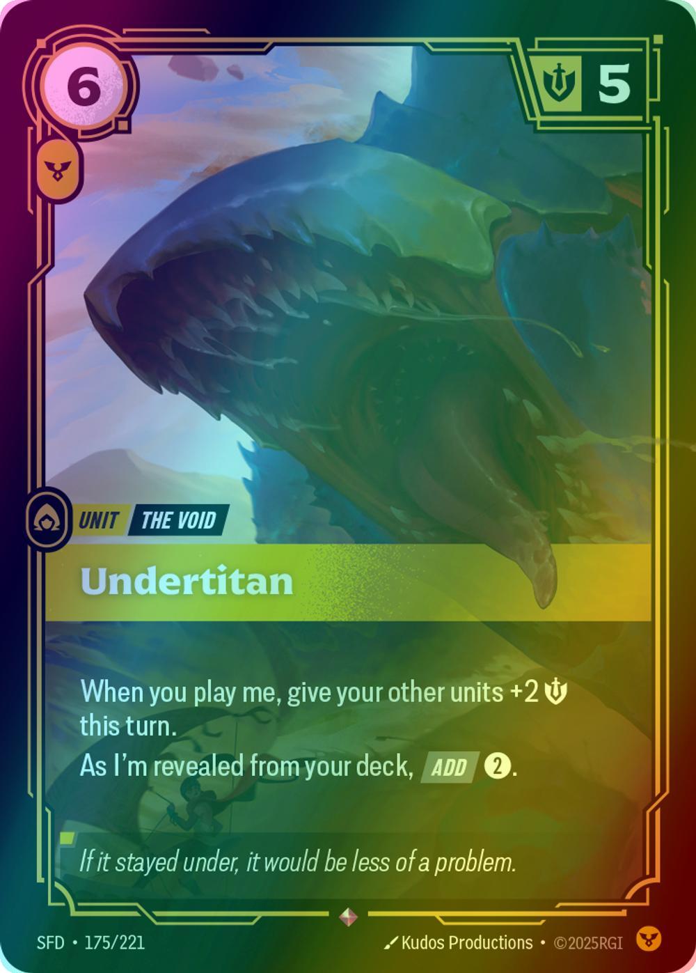 Undertitan - 175/221 [Spiritforged] [Foil]