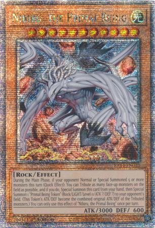Nibiru, the Primal Being - New Art - RA04-EN030 - Quarter Century Secret Rare - 1st Edition
