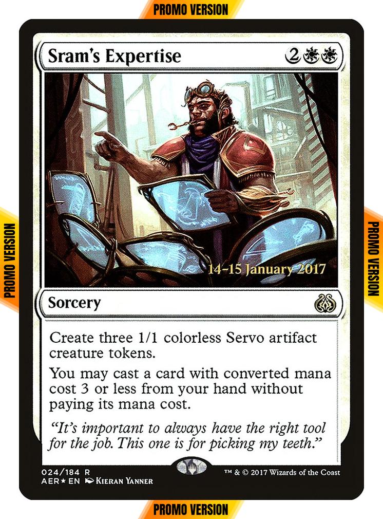 Sram's Expertise [24s] [Aether Revolt Promos] [Foil]