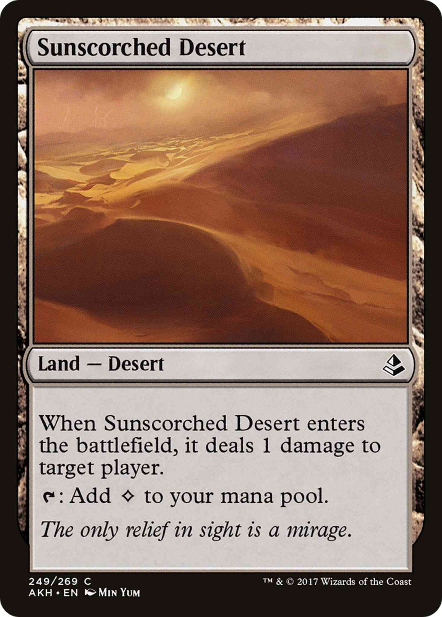 Sunscorched Desert [249] [Amonkhet] [Non-Foil]