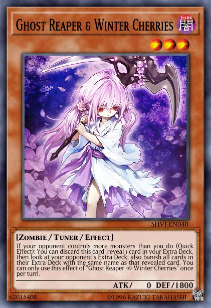 Ghost Reaper & Winter Cherries - SHVI-EN040 - Secret Rare - 1st Edition