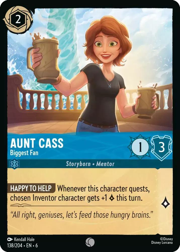 Aunt Cass - Biggest Fan - 138/204 [Azurite Sea] [Non-Foil]