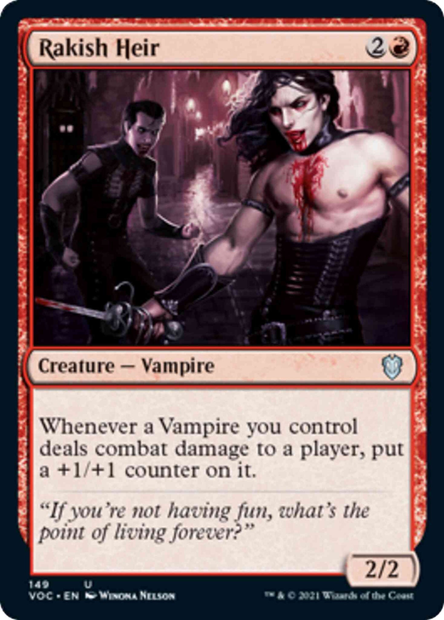 Rakish Heir [149] [Innistrad: Crimson Vow: Commander] [Non-Foil]