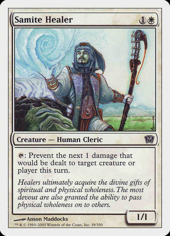 Samite Healer [39] [Ninth Edition] [Non-Foil]