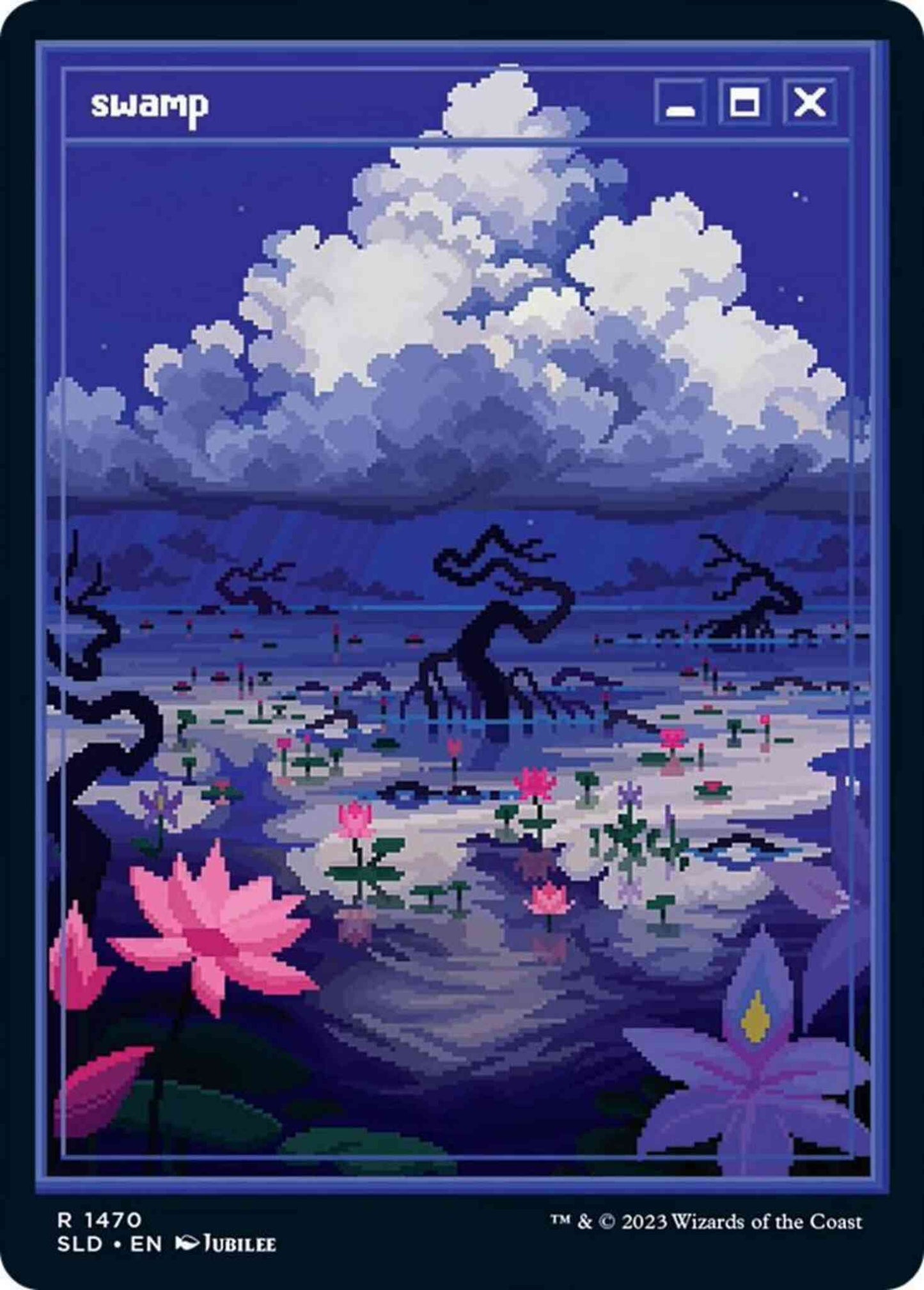 Swamp [1470] [Full Art] [Pixel Lands_v02.jpg] [Secret Lair Drop] [Non-Foil]