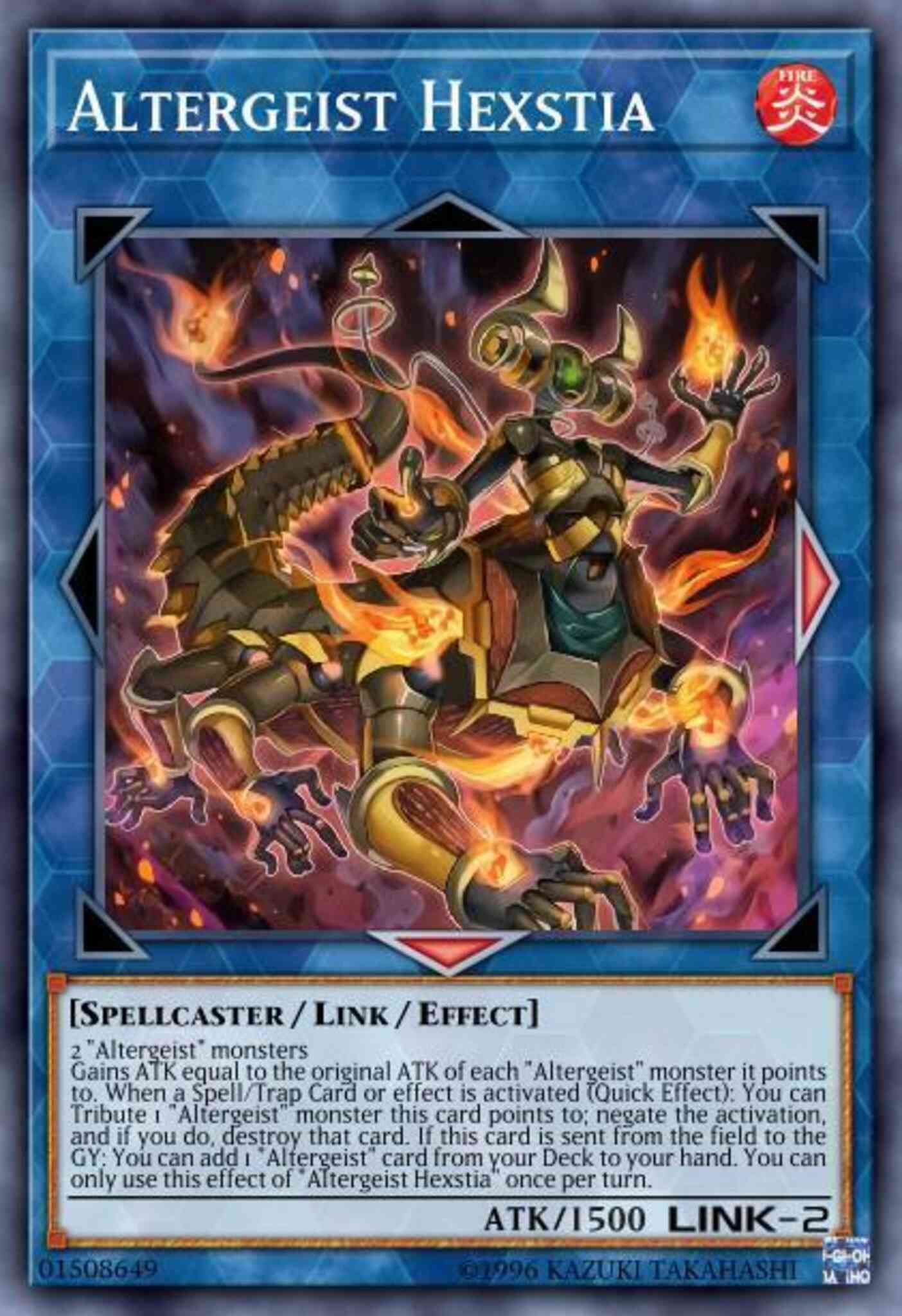 Altergeist Hexstia - EXFO-EN046 - Super Rare - 1st Edition