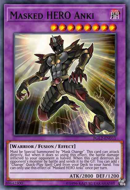 Masked HERO Anki - PGL2-EN011 - Gold Secret Rare - Unlimited