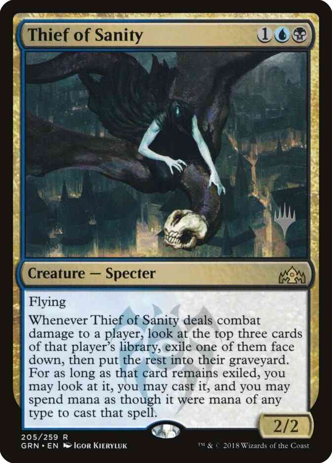 Thief of Sanity [205p] [Promo Pack] [Guilds of Ravnica Promos] [Foil]