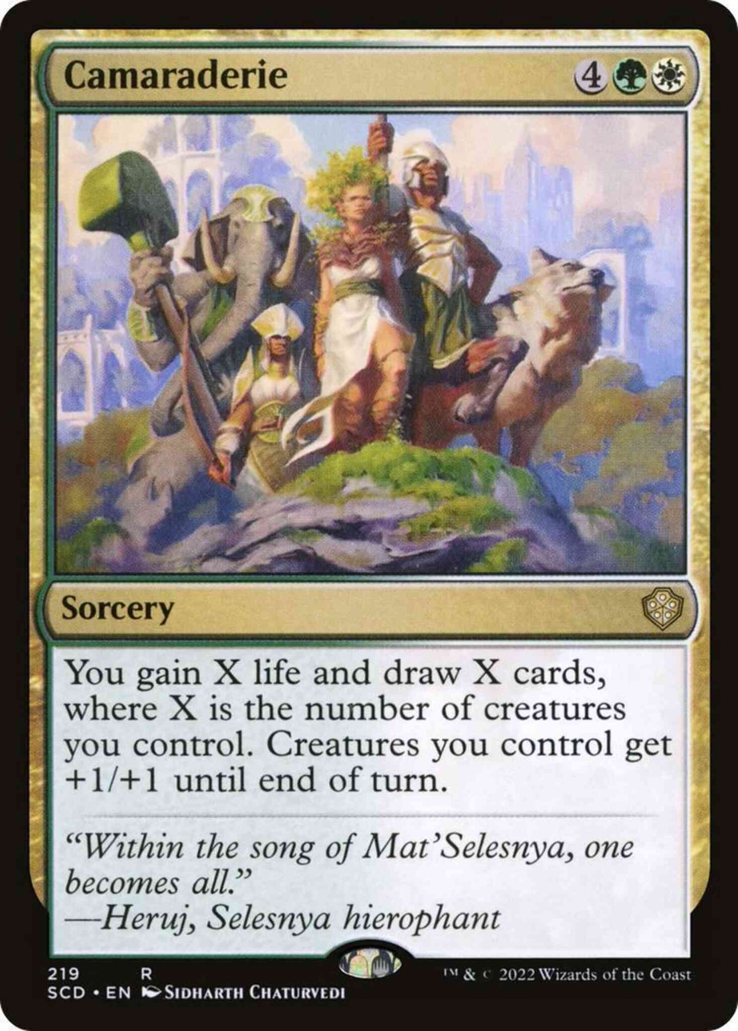 Camaraderie [219] [Starter Commander Decks] [Non-Foil]