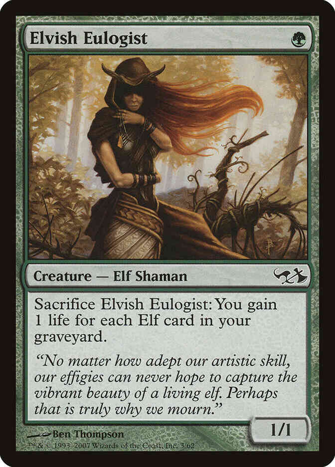 Elvish Eulogist [3] [Duel Decks: Elves vs. Goblins] [Non-Foil]