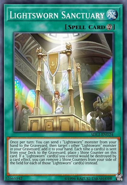 Lightsworn Sanctuary - SDLI-EN024 - Ultra Rare - 1st Edition