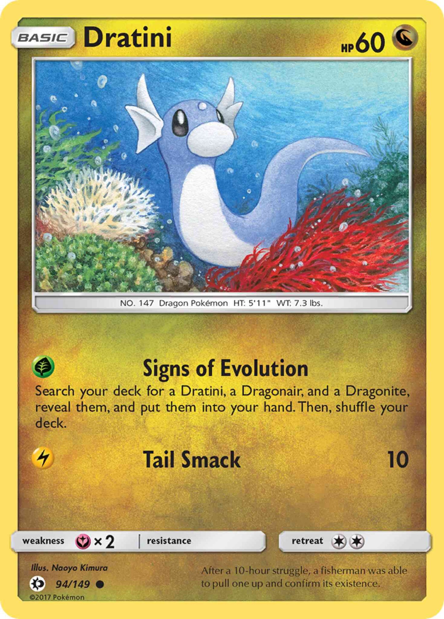 Dratini - 94/149 - Common [sm1-94] [Reverse Holo]