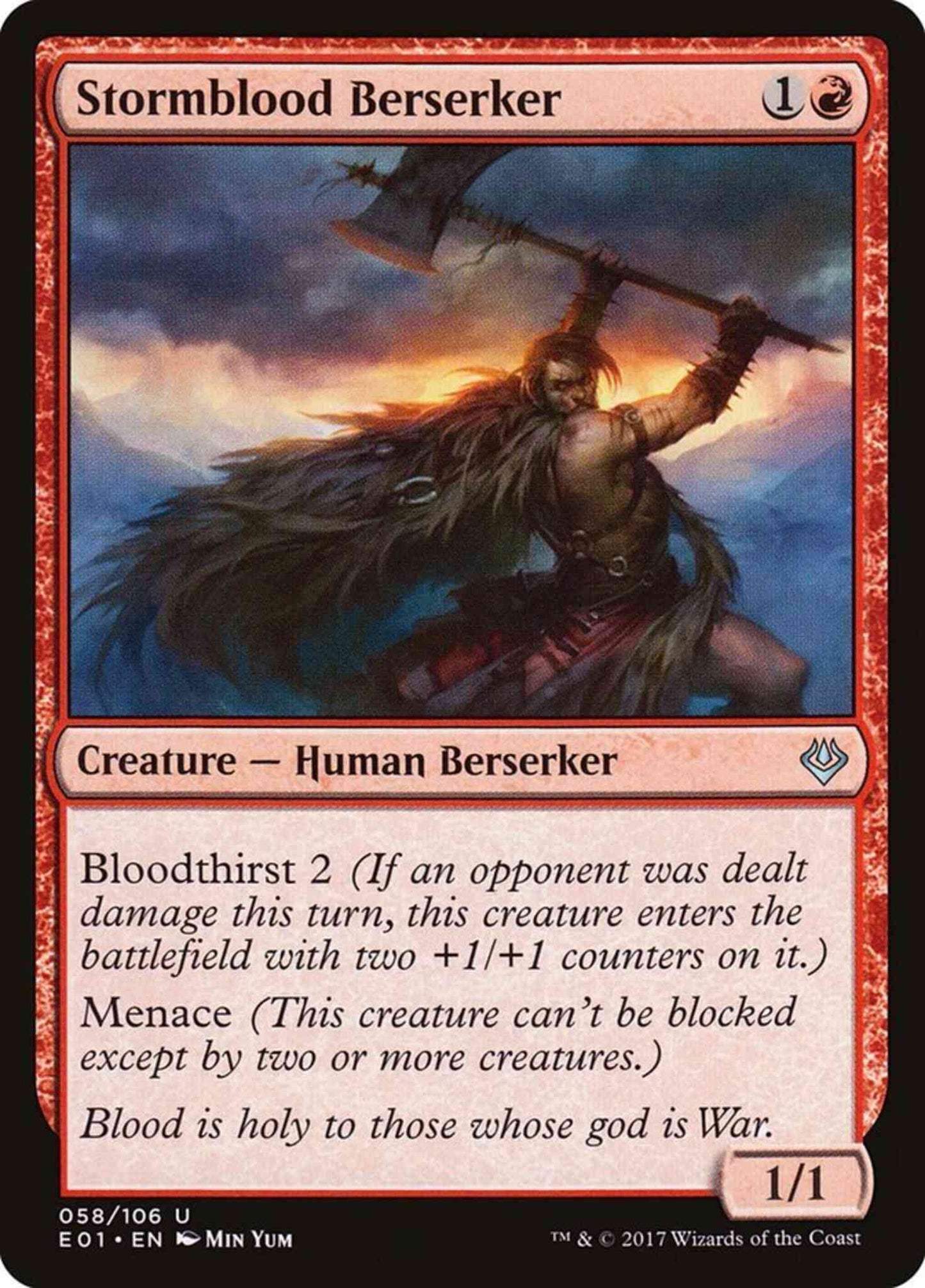 Stormblood Berserker [58] [Archenemy: Nicol Bolas] [Non-Foil]