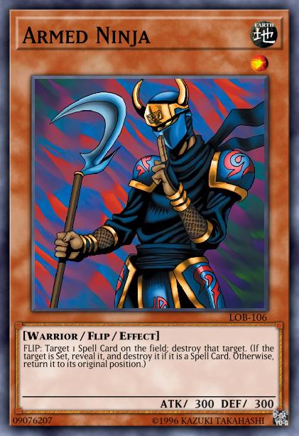 Armed Ninja - LOB-106 - Rare - Unlimited