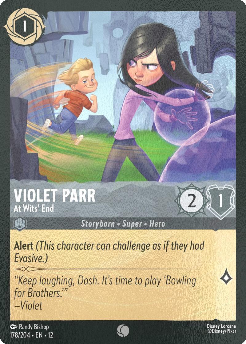 Violet Parr - At Wits' End - 178/204 [Wilds Unknown] [Cold Foil]