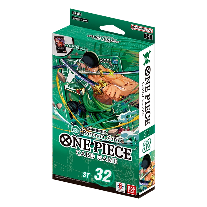 One Piece Starter Deck - ST32 - Roronoa Zoro - GREEN