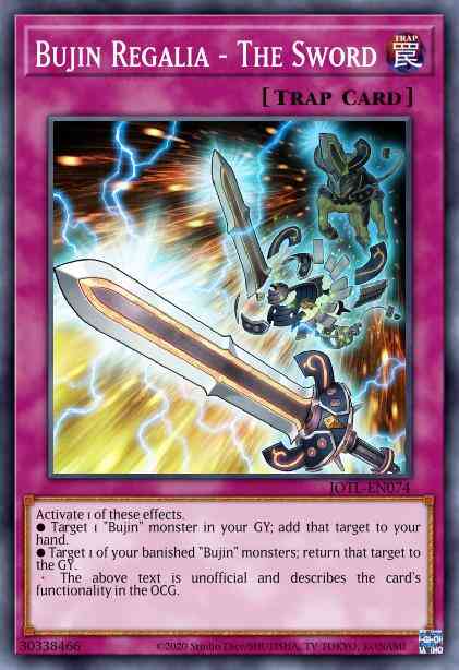 Bujin Regalia - The Sword - MP14-EN107 - Common - 1st Edition