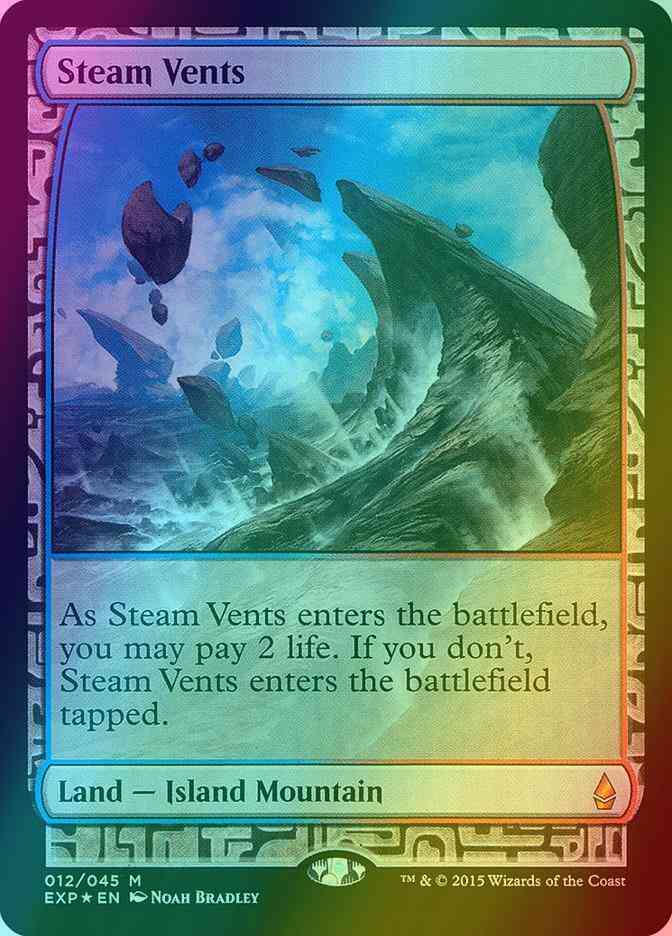 Steam Vents [12] [Zendikar Expeditions] [Foil]