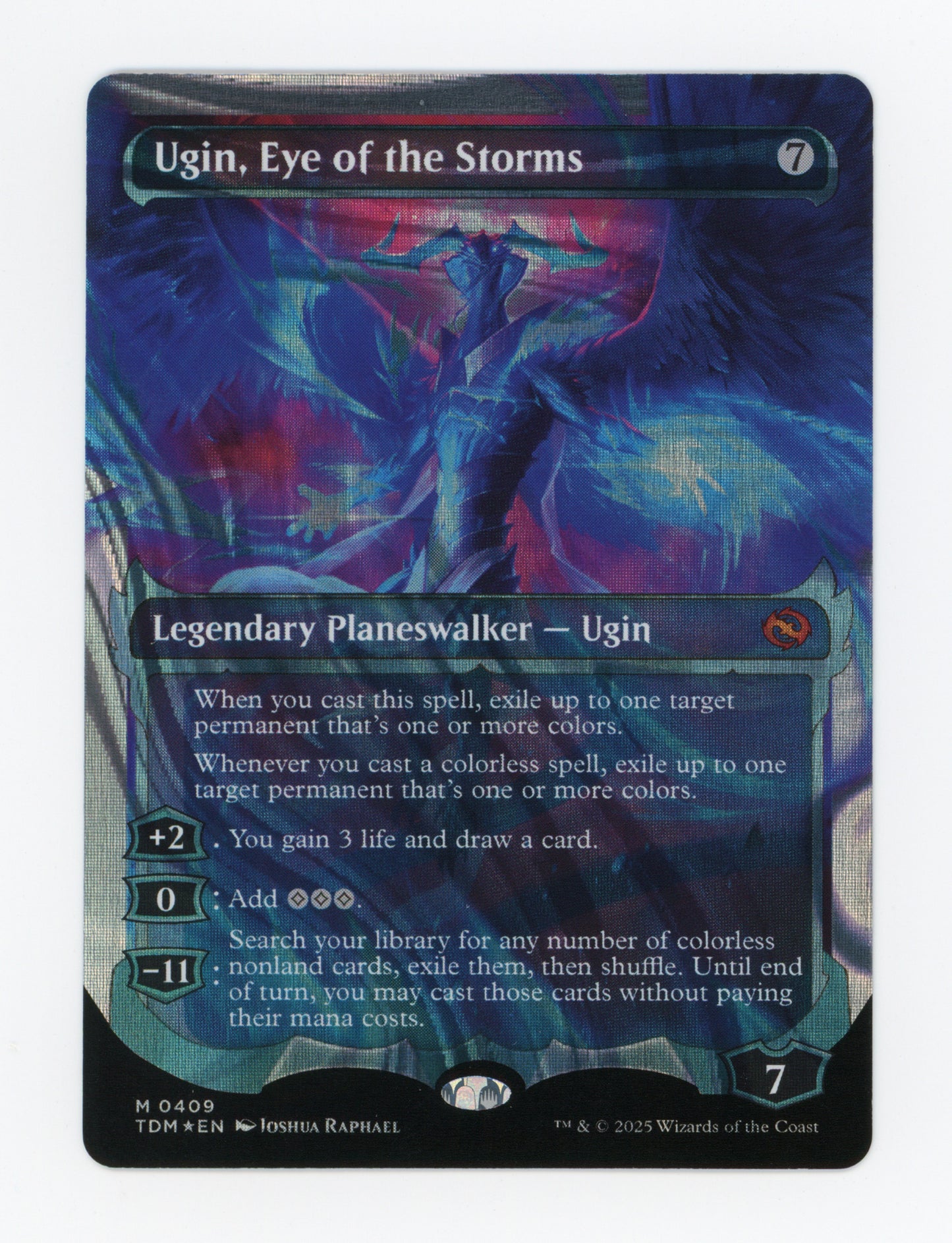 Ugin, Eye of the Storms — Ghostfire Showcase|Halo Foil — ID 18686