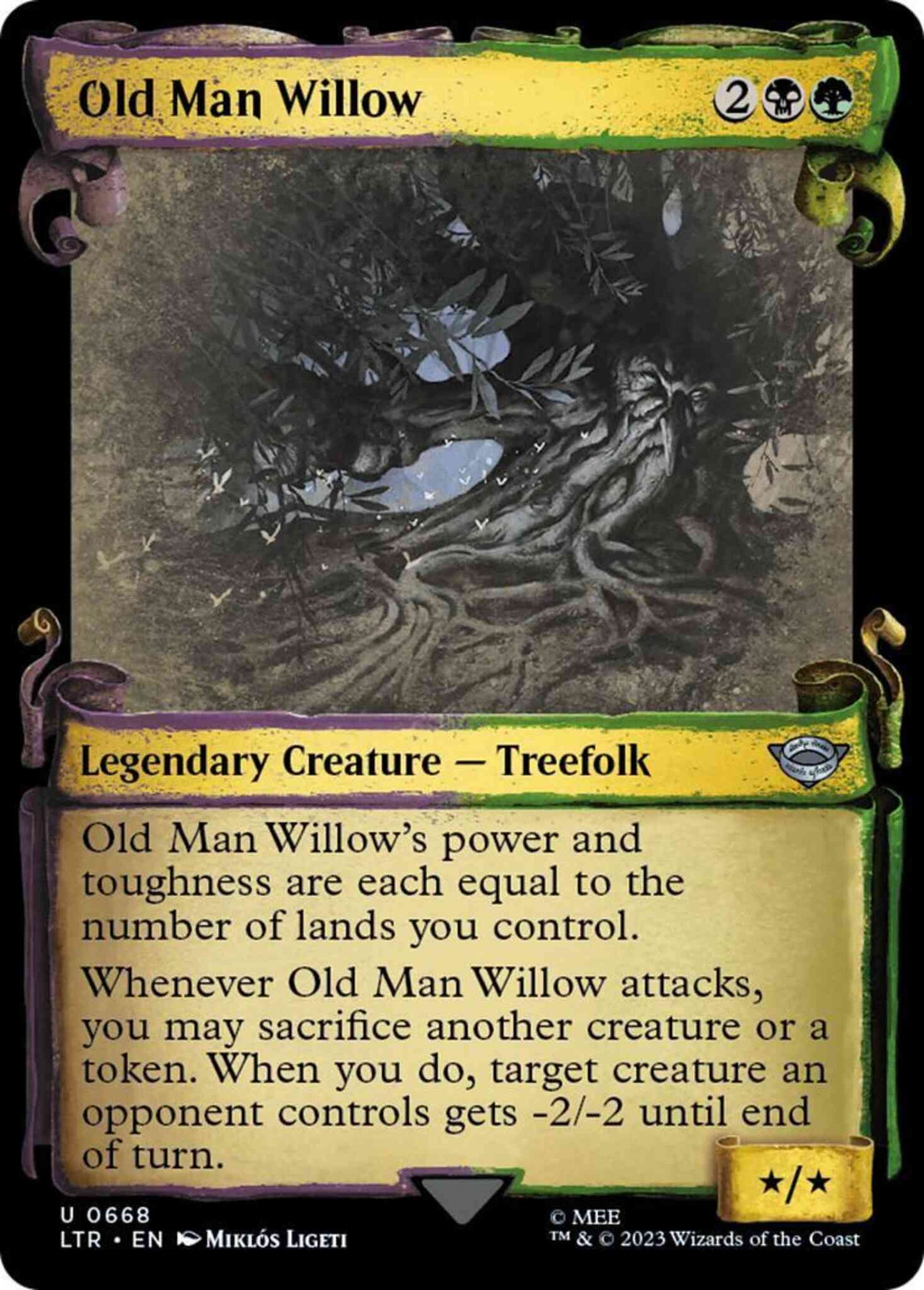 Old Man Willow [668] [Scrolls Showcase] [The Lord of the Rings: Tales of Middle-earth] [Non-Foil]
