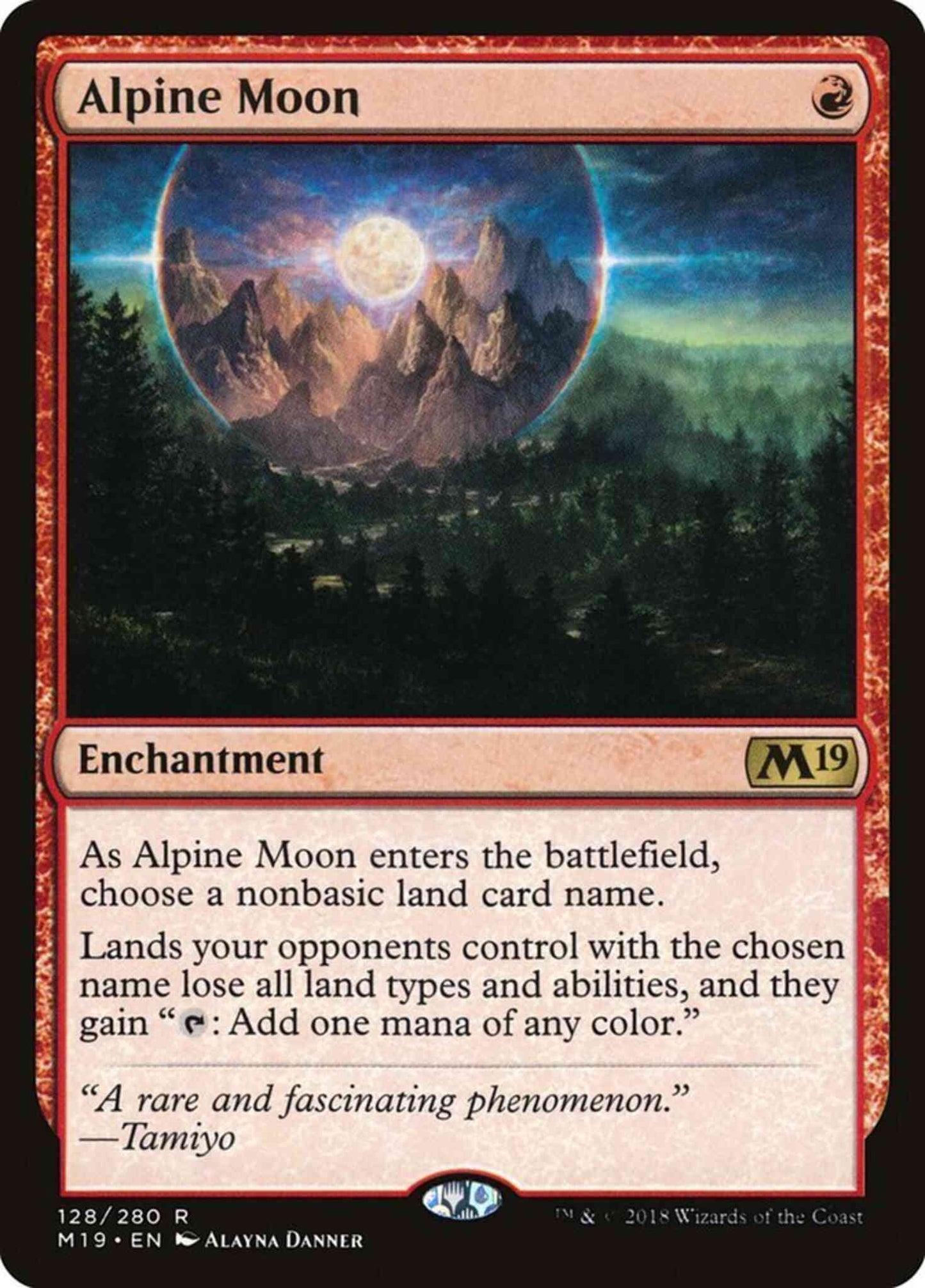 Alpine Moon [128] [Core Set 2019] [Non-Foil]