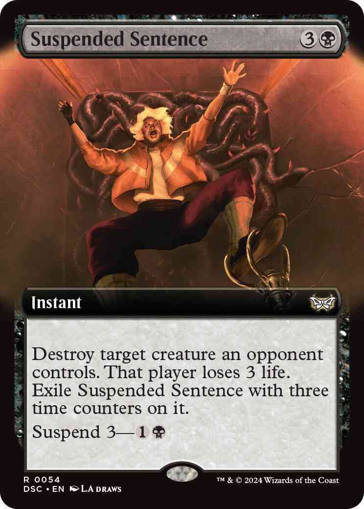 Suspended Sentence [54] [Extended Art] [Duskmourn: House of Horror: Commander] [Non-Foil]