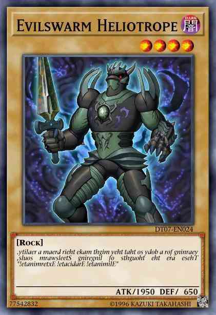 Evilswarm Heliotrope - DT07-EN024 - Duel Terminal Normal Parallel Rare - Duel Terminal