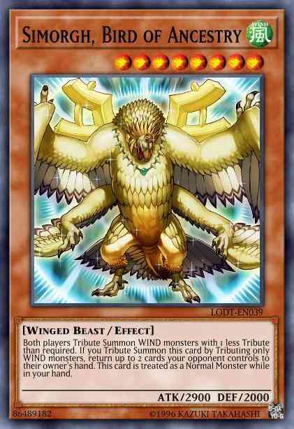 Simorgh, Bird of Ancestry - LODT-EN039 - Rare - Unlimited