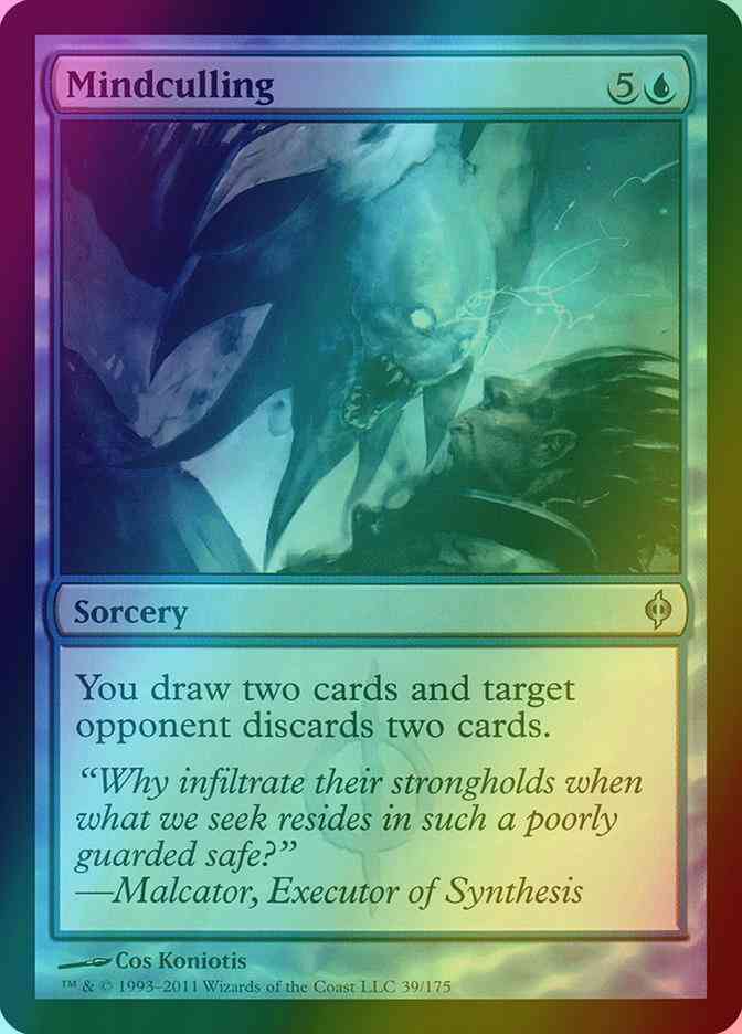 Mindculling [39] [New Phyrexia] [Foil]