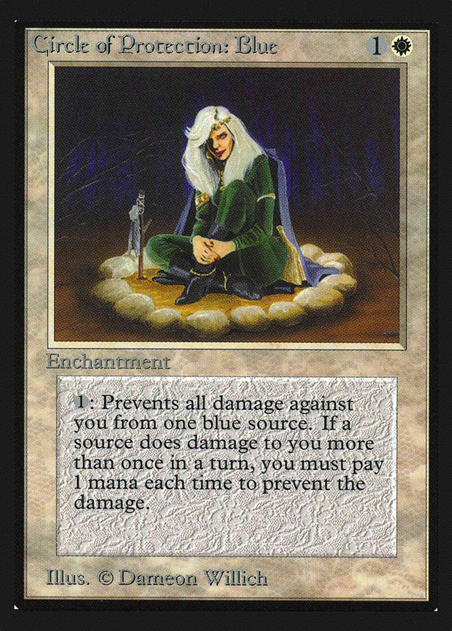 Circle of Protection: Blue [11] [Intl Collectors Edition] [Non-Foil]