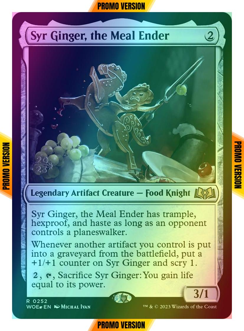 Syr Ginger, the Meal Ender [252s] [Prerelease] [Wilds of Eldraine: Promos] [Foil]