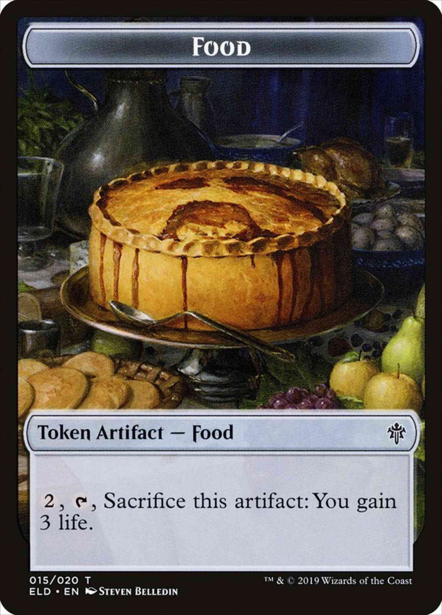 Food Token [15] [Throne of Eldraine Tokens] [Non-Foil]
