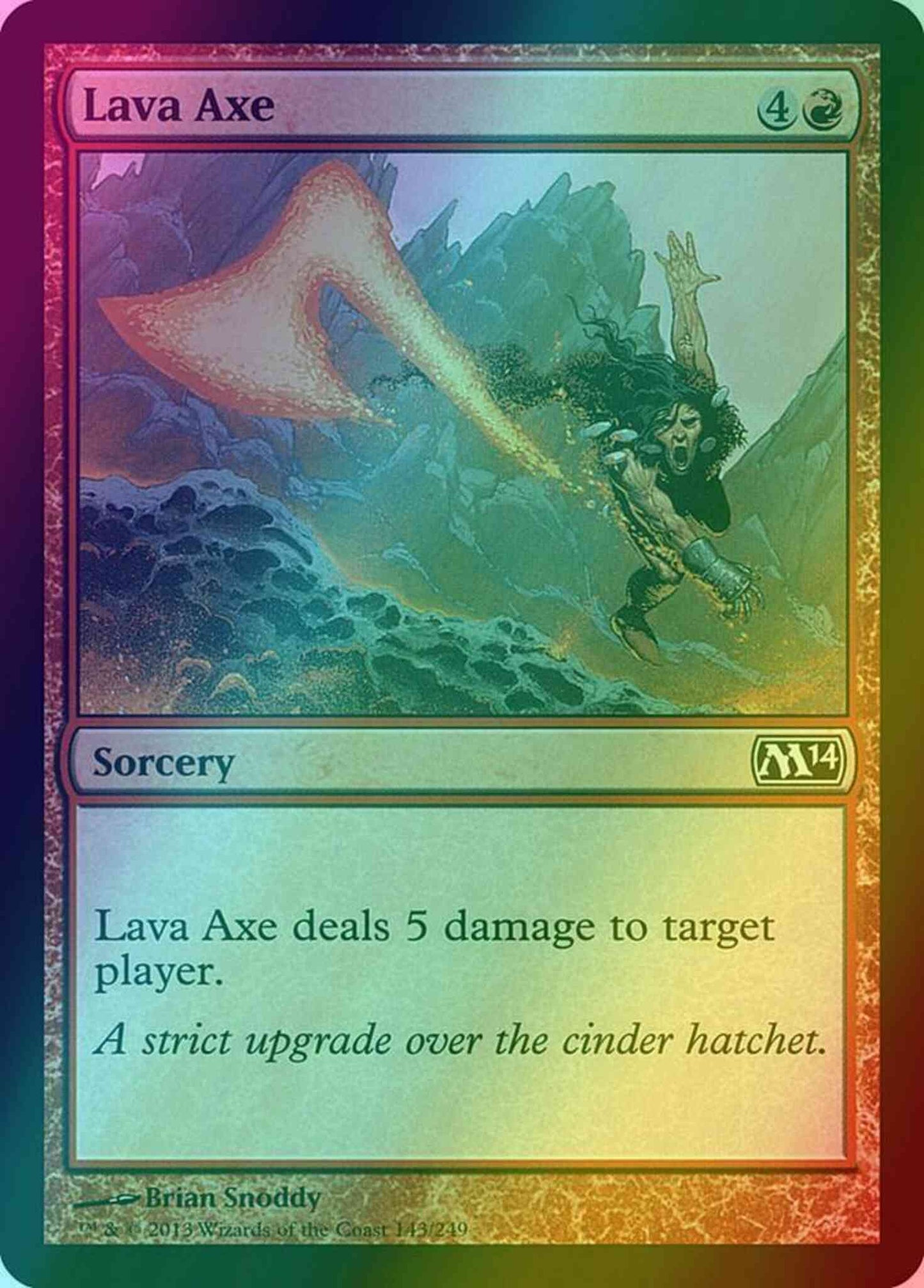 Lava Axe [143] [Magic 2014] [Foil]