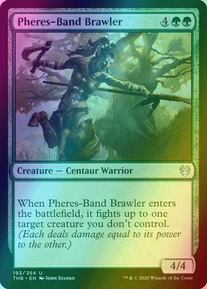 Pheres-Band Brawler [193] [Theros Beyond Death] [Foil]