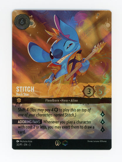 Stitch - Rock Star — Store Championship|Holofoil — ID 20040