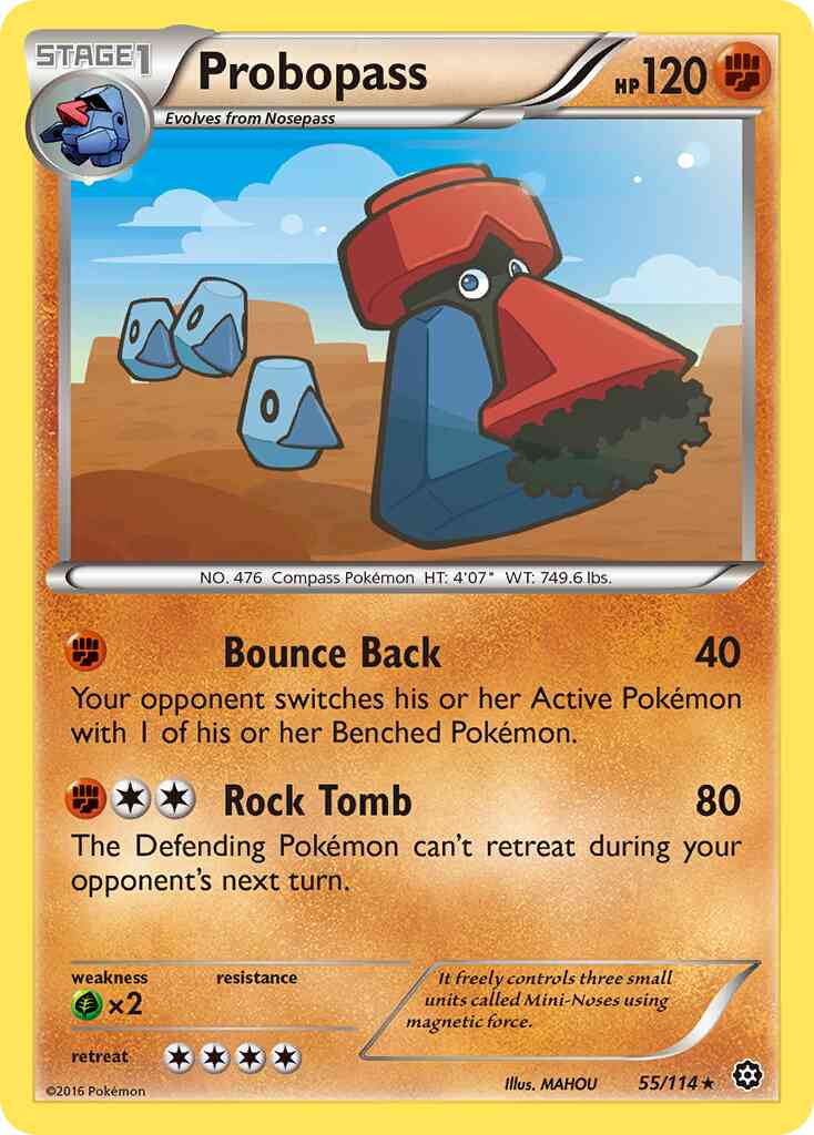 Probopass - 55/114 - Rare [xy11-55] [Non-Holo]