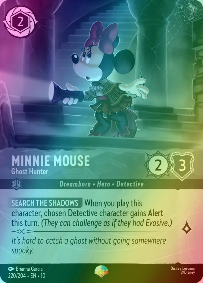 Minnie Mouse - Ghost Hunter (Epic) - 220/204 [Whispers in the Well] [Holofoil]