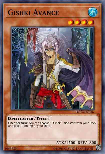 Gishki Avance - HA07-EN003 - Super Rare - 1st Edition
