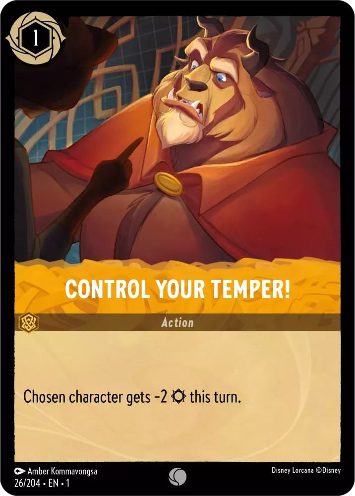 Control Your Temper! - 26/204 [The First Chapter] [Non-Foil]