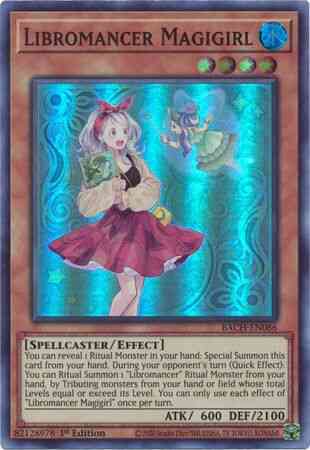 Libromancer Magigirl - BACH-EN086 - Super Rare - 1st Edition