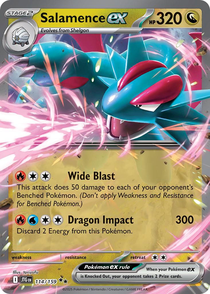 Salamence ex - 114/159 - Double Rare [sv09-114] [Ultra]