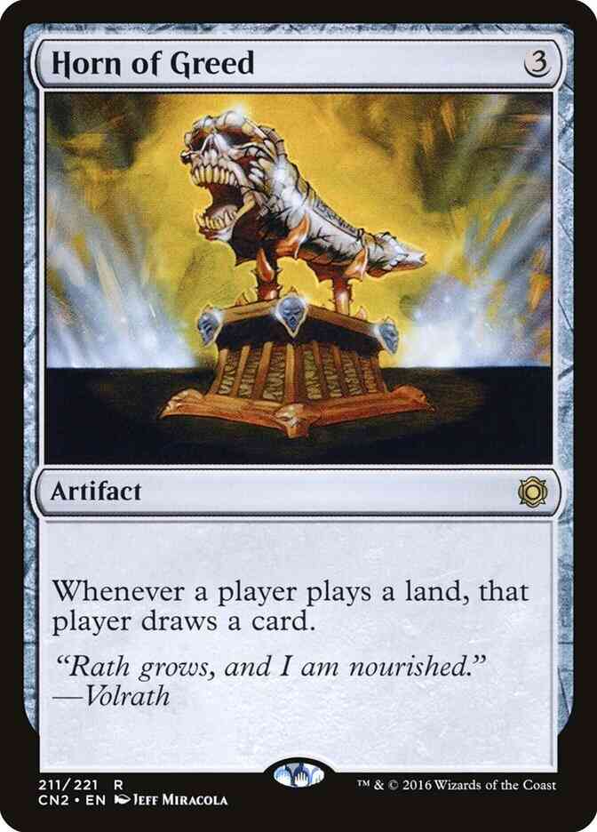 Horn of Greed [211] [Conspiracy Take The Crown] [Non-Foil]